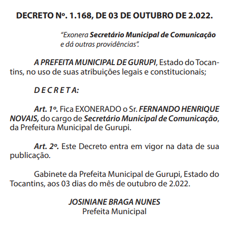 Exoneração de Fernando Henrique da Comunicação 